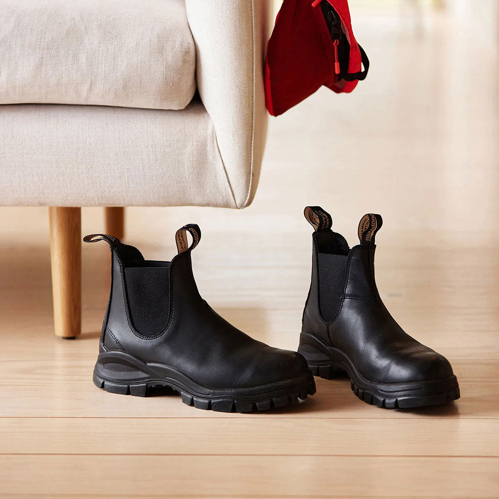 ブランドストーン ラグ ブーツ Blundstone LUG BOOT BS2240 Black メンズ レディース スムースレザー サイドゴアブーツ BS2240009