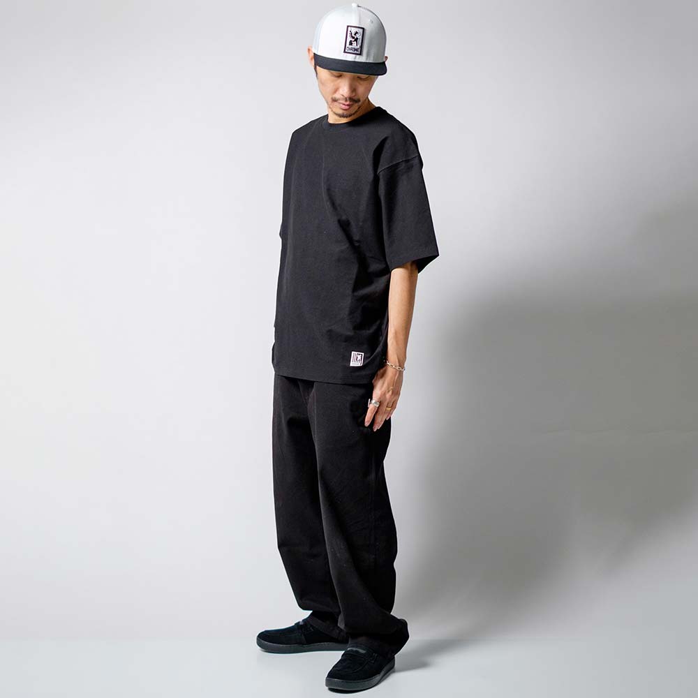 クローム ライムストーン ケーブ ティー ワイドフィット OG ロゴ CHROME LSC TEE WIDE FIT OG LOGO BLACK メンズ Tシャツ 鍾乳洞Tシャツ JP247BK