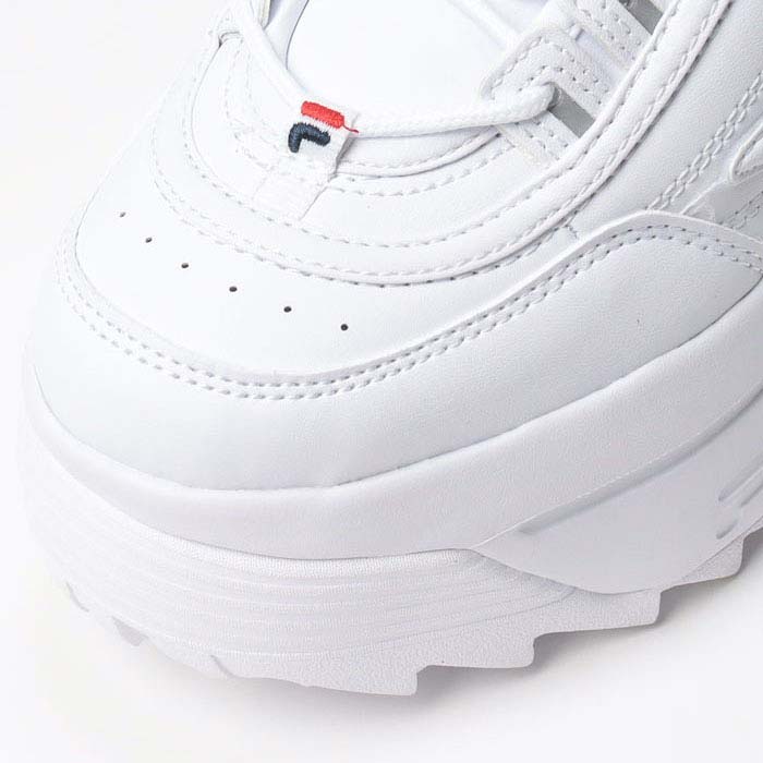 フィラ ディスラプター2 ウェッジ FILA Disruptor II Wedge ホワイト レディース スニーカー 厚底スニーカー WFW22044125
