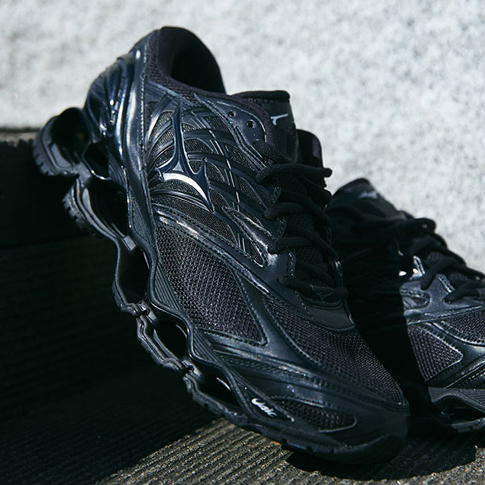ミズノ MIZUNO WAVE PROPHECY LS ブラック メンズ レディース スニーカー D1GA333701