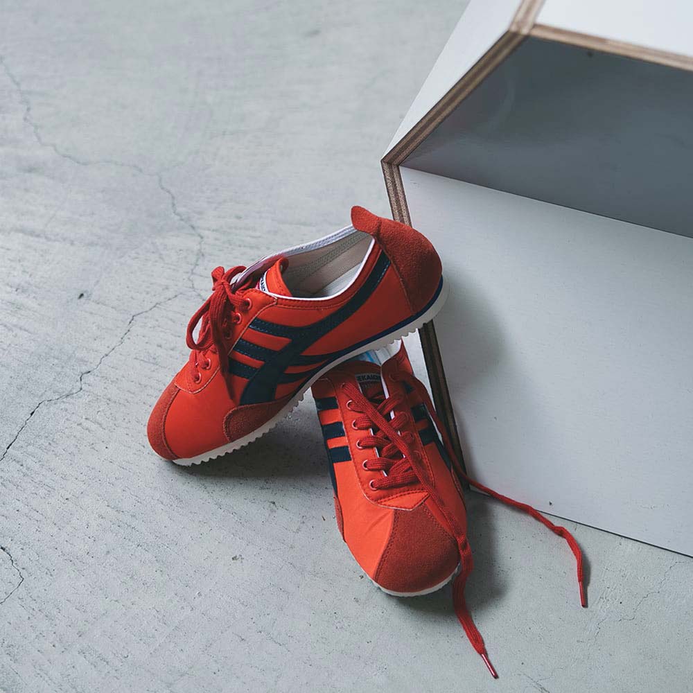パンサー デラ PANTHER DERA ORANGE/NAVY メンズ レディース スニーカー PTJ-0027-ORNV