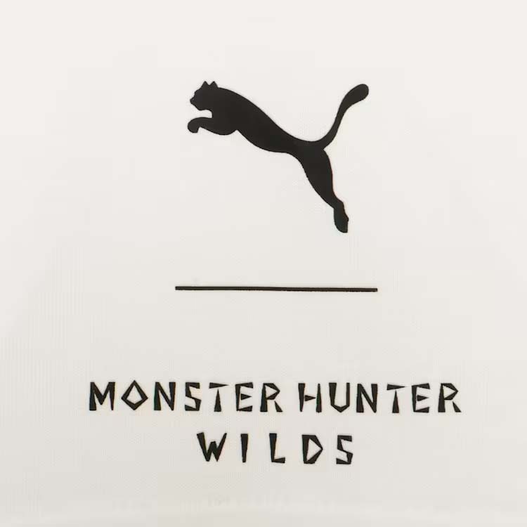 プーマ モンスターハンターワイルズ 半袖 Tシャツ PUMA MONSTER HUNTER SS TEE PUMA WHITE メンズ Tシャツ アイルー 636486-02