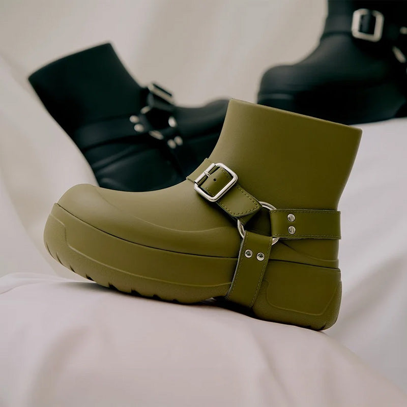 シャカ オールウェザーリングブーツ SHAKA ALLWEATHER RING BOOTIE EV BROWN ARMY レディース シューズ SK-334-BrownArmy