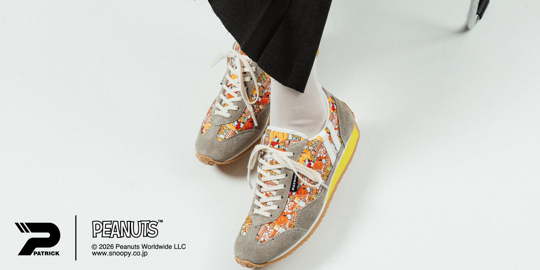 【10/9(金)AM10:00発売】PATRICK×PEANUTSの特別な一足。感謝祭をテーマにしたスヌーピーコラボ「SNOOPY-S2 MULTI」