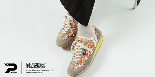 【10/9(金)AM10:00発売】PATRICK×PEANUTSの特別な一足。感謝祭をテーマにしたスヌーピーコラボ「SNOOPY-S2 MULTI」