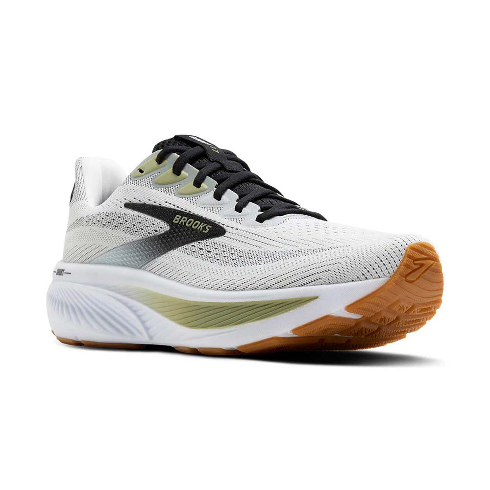 ブルックス ゴースト17 BROOKS Ghost17 ホワイト／グレー メンズ スニーカー BRM4423-W/GRY