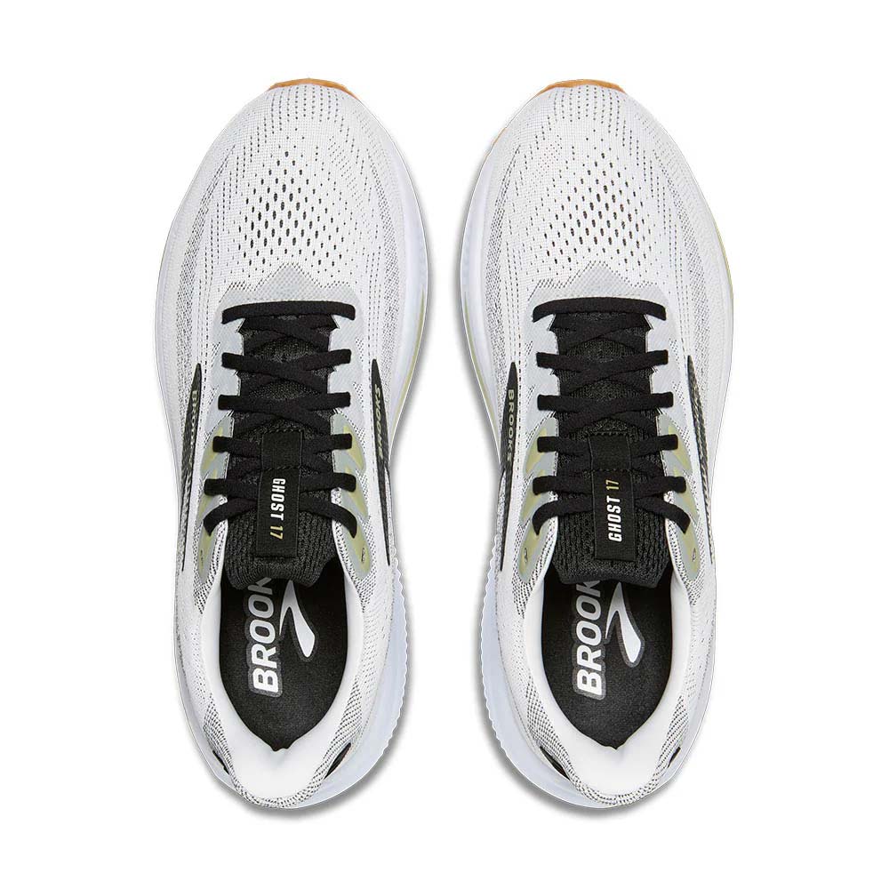 ブルックス ゴースト17 BROOKS Ghost17 ホワイト／グレー メンズ スニーカー BRM4423-W/GRY