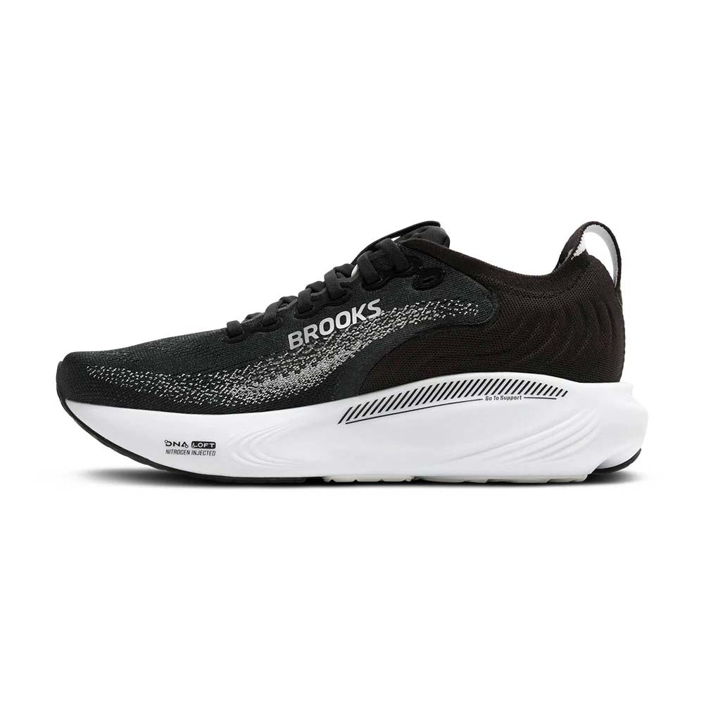 ブルックス アドレナリンGTS25 BROOKS Adrenaline GTS 25 ブラック/ホワイト レディース スニーカー BRW4432-BLK/W