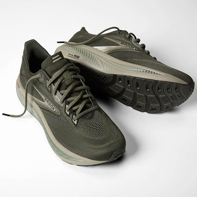 ブルックス ゴースト18 BROOKS Ghost18 カーキ メンズ スニーカー BRM-4933KK