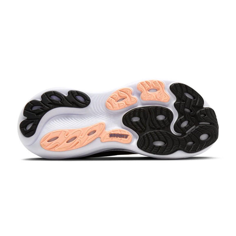 ブルックス アドレナリンGTS25 BROOKS Adrenaline GTS 25 Black/Peach/Mulled Grape レディース スニーカー BRW-4432BLK/P