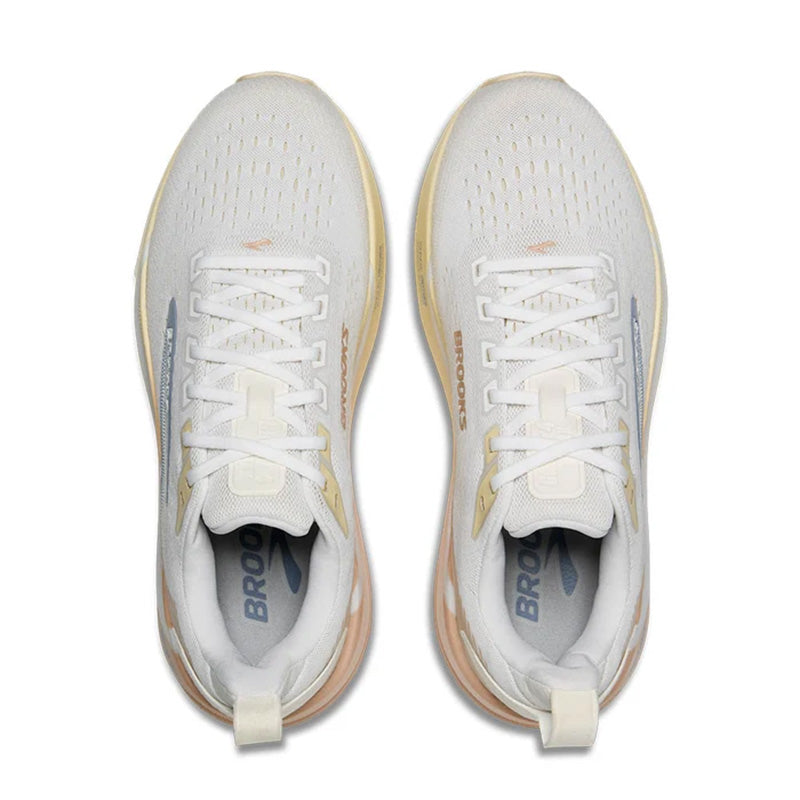 ブルックス ゴーストマックス4 BROOKS Ghost MAX 4 ホワイト/ピンク レディース スニーカー BRW-4852W/P