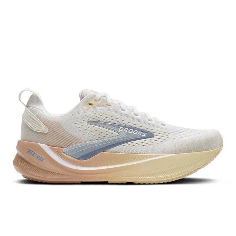 ブルックス ゴーストマックス4 BROOKS Ghost MAX 4 ホワイト/ピンク レディース スニーカー BRW-4852W/P