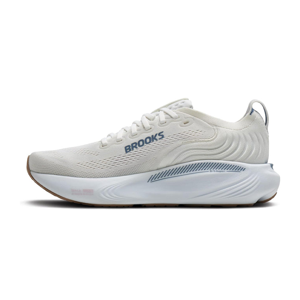 ブルックス アドレナリンGTS25 BROOKS Adrenaline GTS 25 ホワイト/ブルー レディース スニーカー BRW4432-W/BLU