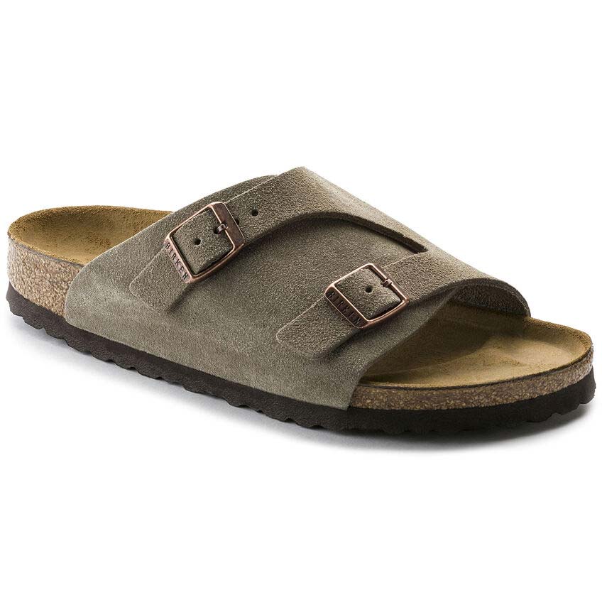 ビルケンシュトック チューリッヒ スエードレザー BIRKENSTOCK ZURICH Suede Leather トープ メンズ サンダル レギュラー幅 0050461