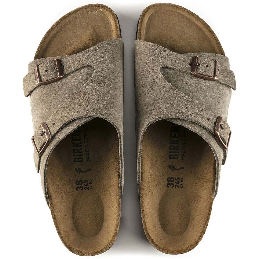 ビルケンシュトック チューリッヒ スエードレザー BIRKENSTOCK ZURICH Suede Leather トープ メンズ サンダル レギュラー幅 0050461