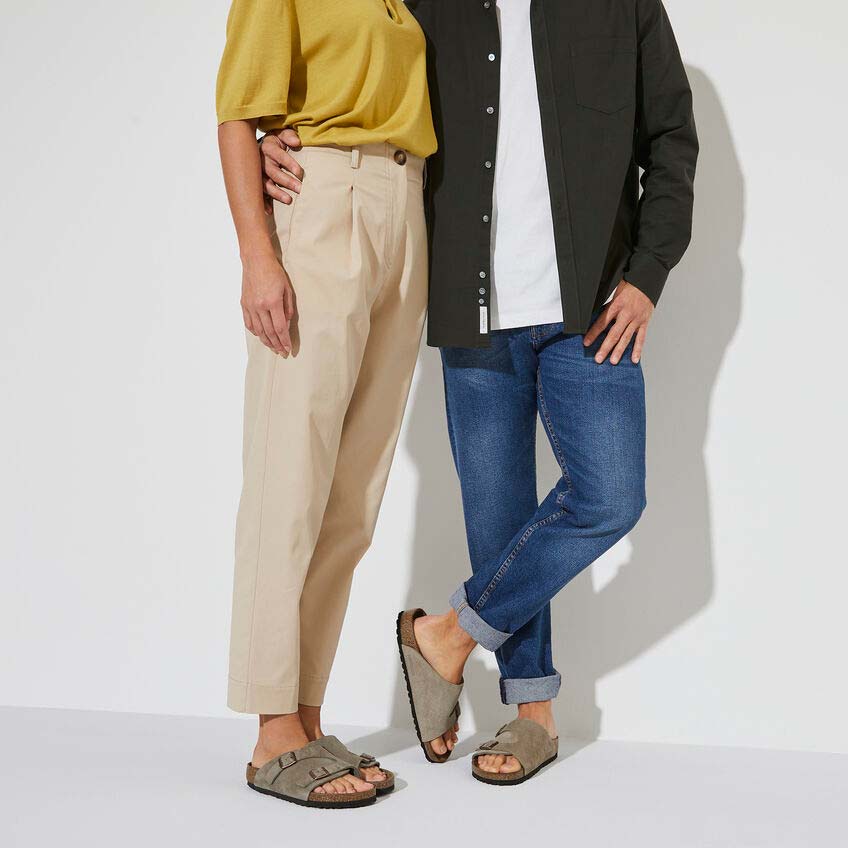 ビルケンシュトック チューリッヒ スエードレザー BIRKENSTOCK ZURICH Suede Leather トープ レディース サンダル ナロー幅 0050463