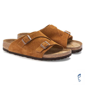 BIRKENSTOCK ZURICH Suede Leather ミンク レギュラー幅 1023842