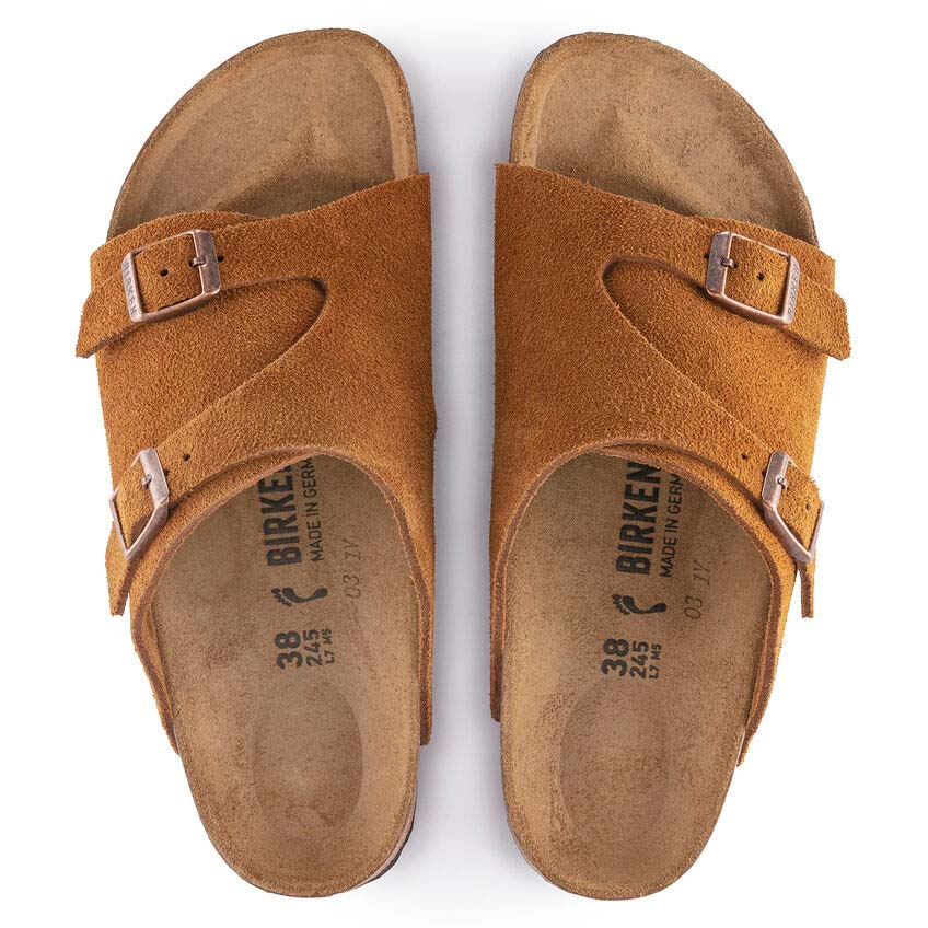 ビルケンシュトック チューリッヒ スエードレザー BIRKENSTOCK ZURICH Suede Leather ミンク レディース サンダル ナロー幅 1023891