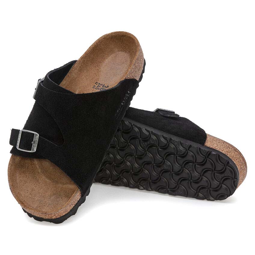 ビルケンシュトック チューリッヒ スエードレザー BIRKENSTOCK ZURICH Suede Leather ブラック メンズ サンダル レギュラー幅 1025045