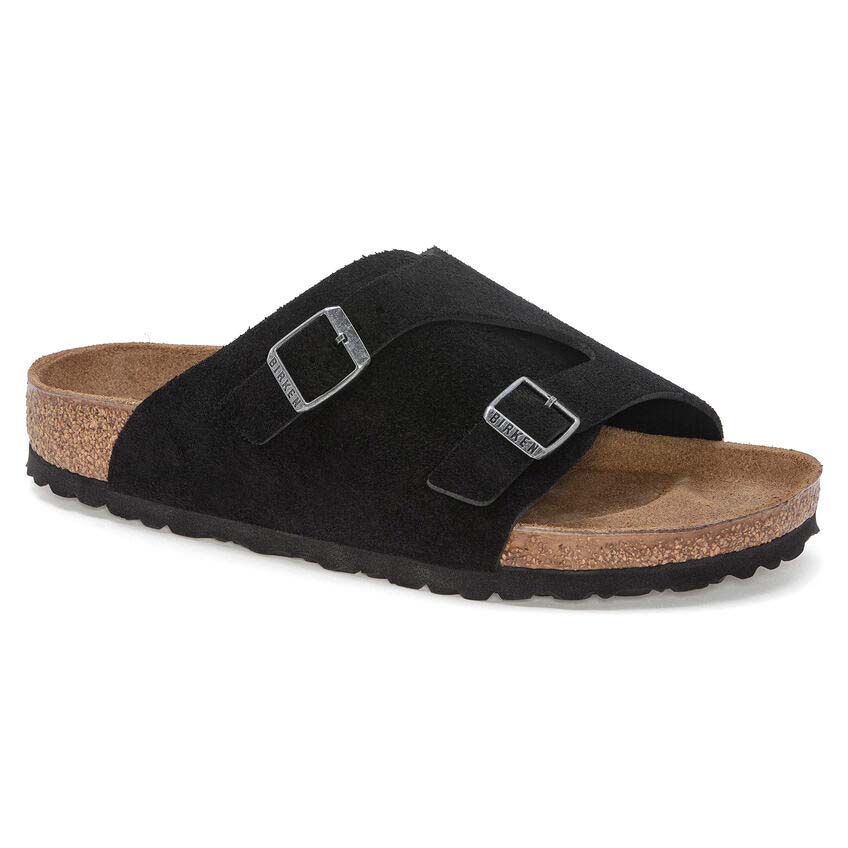 ビルケンシュトック チューリッヒ スエードレザー BIRKENSTOCK ZURICH Suede Leather ブラック レディース サンダル ナロー幅 1025060