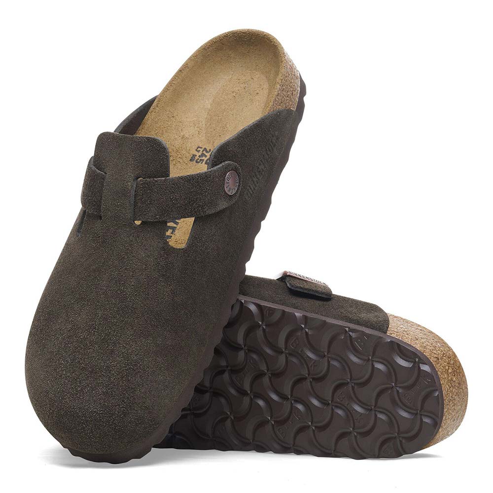 ビルケンシュトック ボストン スエードレザー BIRKENSTOCK Boston モカ メンズ サンダル レギュラー幅 0060901