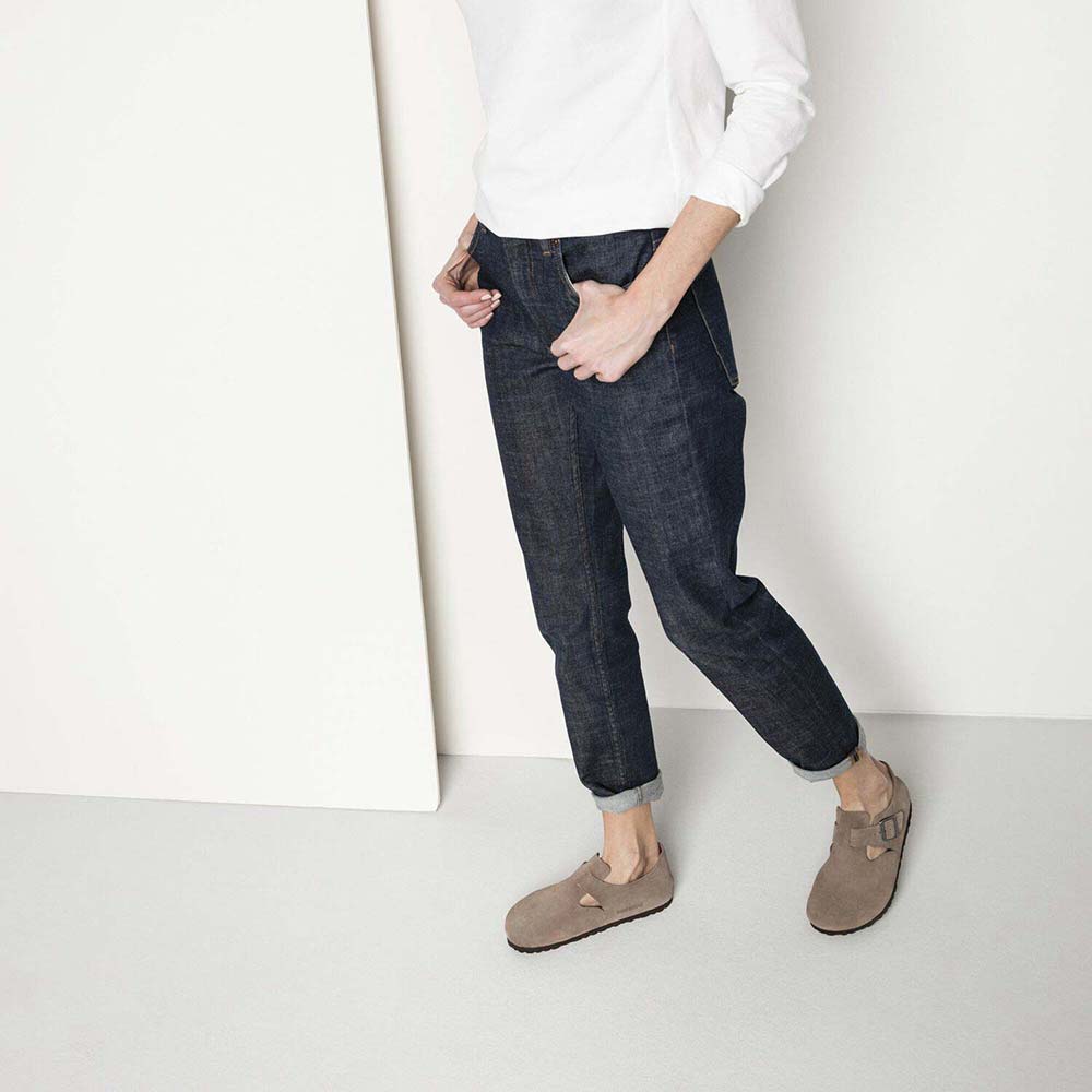 ビルケンシュトック ロンドン スエードレザー BIRKENSTOCK London トープ レディース メンズ シューズ ナロー幅 1010504