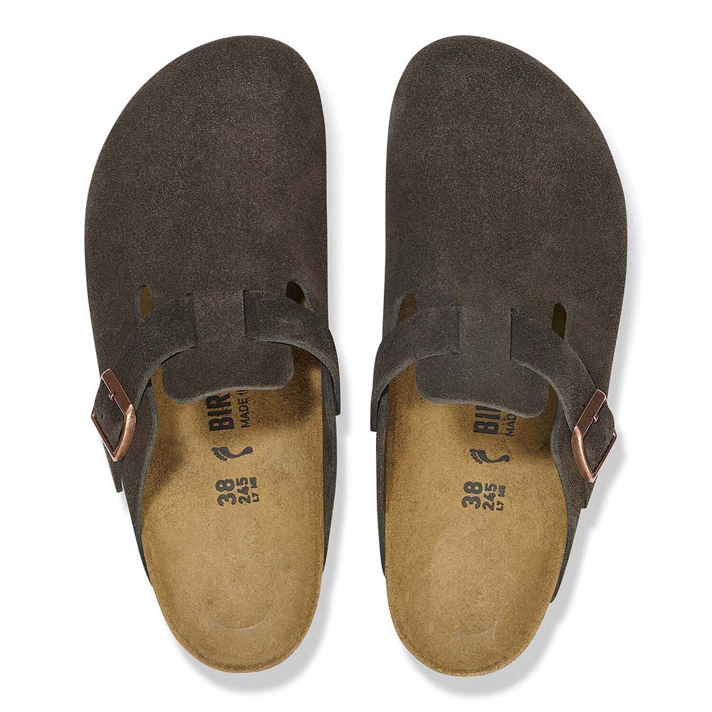 ビルケンシュトック ボストン スエードレザー BIRKENSTOCK Boston モカ レディース サンダル ナロー幅 1027460