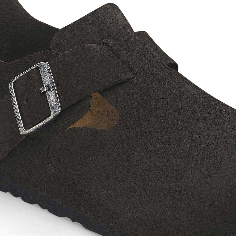 ビルケンシュトック ロンドン スエードレザー BIRKENSTOCK London ブラック レディース シューズ ナロー幅 1028078