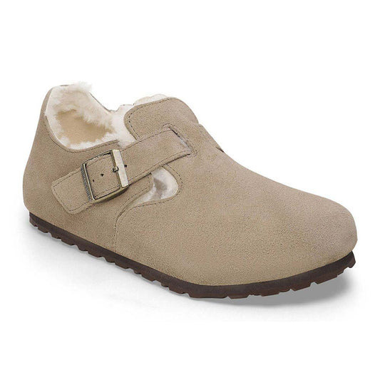 ビルケンシュトック ロンドンシアリング スエードレザー BIRKENSTOCK London Shearling トープ レディース シューズ ナロー幅 1028470