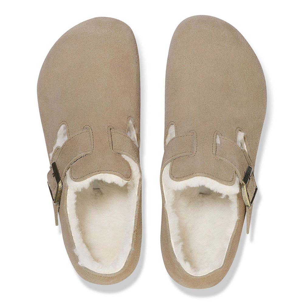ビルケンシュトック ロンドンシアリング スエードレザー BIRKENSTOCK London Shearling トープ レディース シューズ ナロー幅 1028470