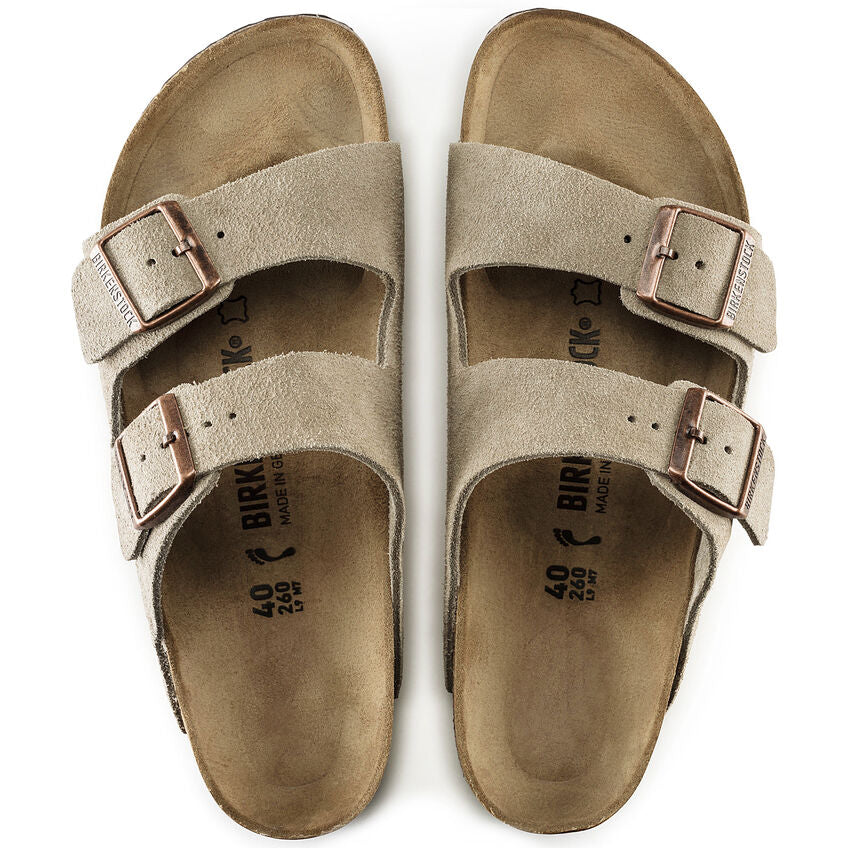 ビルケンシュトック アリゾナ スエードレザートープ BIRKENSTOCK Arizona Suede Leather Taupe メンズ サンダル レギュラー幅 0051461