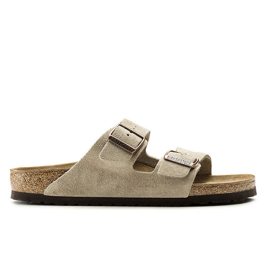 ビルケンシュトック アリゾナ スエードレザートープ BIRKENSTOCK Arizona Suede Leather Taupe レディース サンダル ナロー幅 0051463