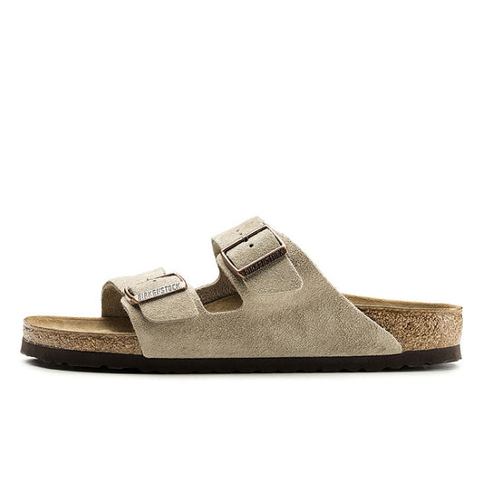 ビルケンシュトック アリゾナ スエードレザートープ BIRKENSTOCK Arizona Suede Leather Taupe レディース サンダル ナロー幅 0051463