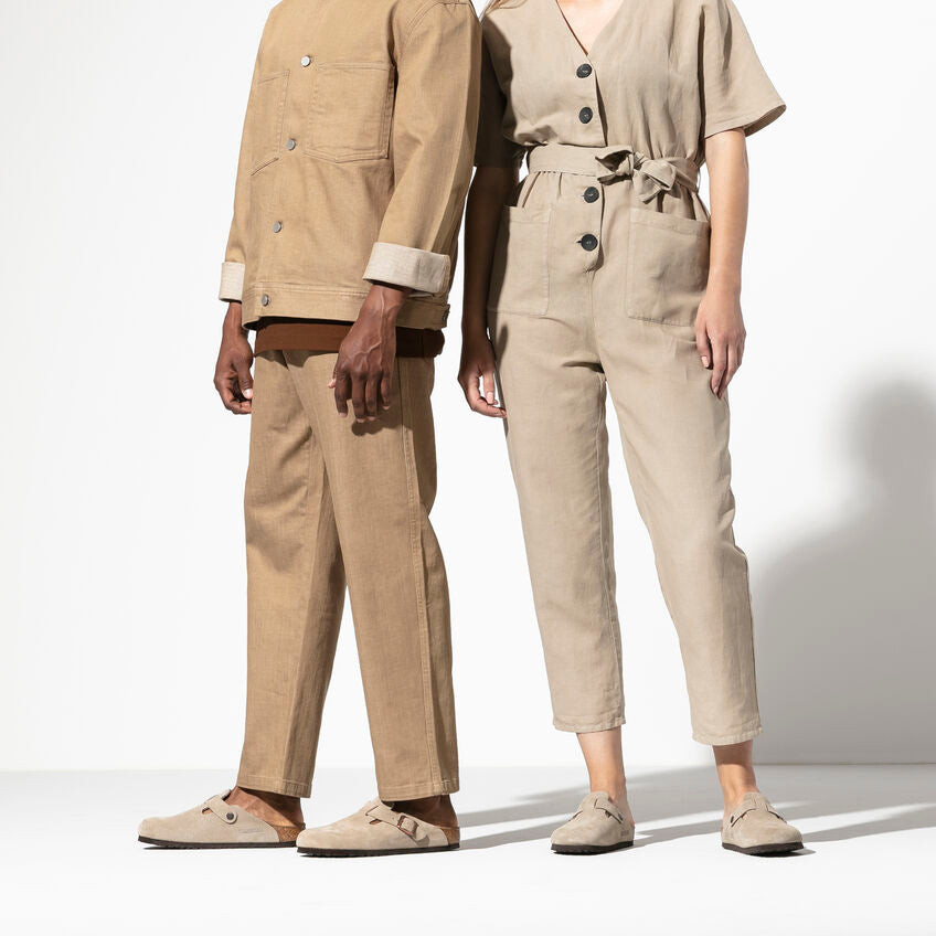 ビルケンシュトック ボストン スエードレザートープ BIRKENSTOCK Boston Suede Leather Taupe メンズ サンダル レギュラー幅 060461