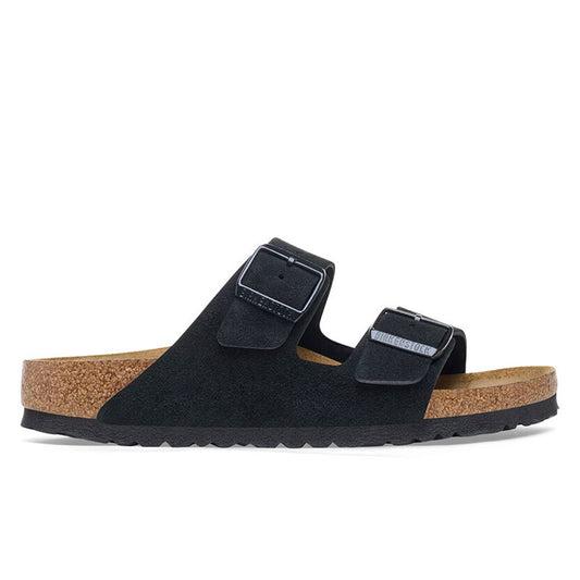 ビルケンシュトック アリゾナ スエードレザー ブラック BIRKENSTOCK Arizona Suede Leather Black レディース サンダル ナロー幅 1027164