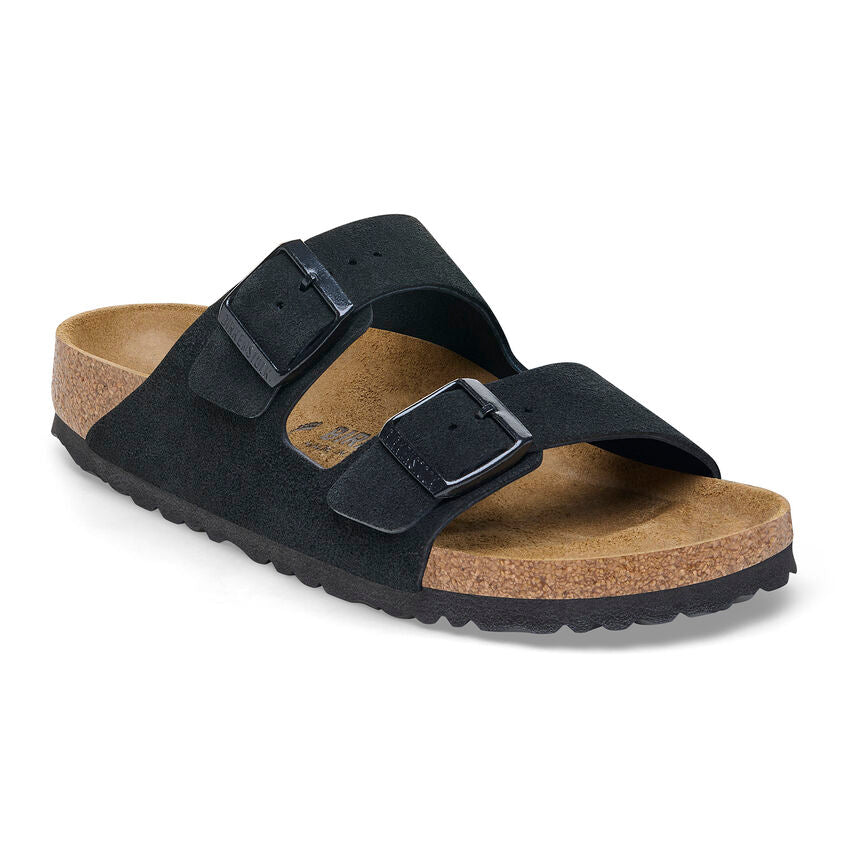 ビルケンシュトック アリゾナ スエードレザー ブラック BIRKENSTOCK Arizona Suede Leather Black レディース サンダル ナロー幅 1027164