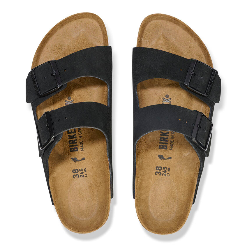 ビルケンシュトック アリゾナ スエードレザー ブラック BIRKENSTOCK Arizona Suede Leather Black レディース サンダル ナロー幅 1027164
