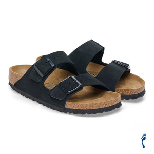 BIRKENSTOCK Arizona Suede Leather Black ナロー幅 1027164