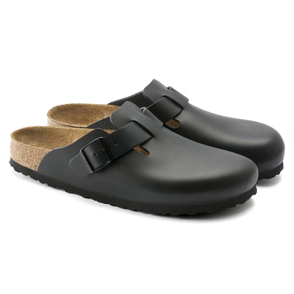 ビルケンシュトック ボストン スムースレザー BIRKENSTOCK Boston ブラック レディース サンダル ナロー幅 0060193