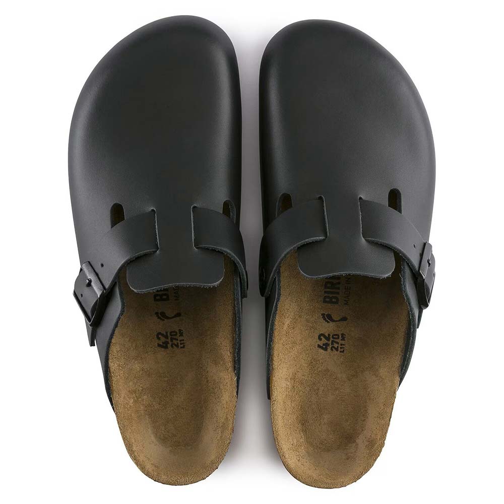 ビルケンシュトック ボストン スムースレザー BIRKENSTOCK Boston ブラック レディース サンダル ナロー幅 0060193