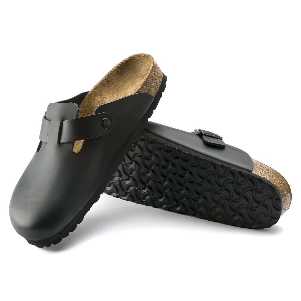 ビルケンシュトック ボストン スムースレザー BIRKENSTOCK Boston ブラック レディース サンダル ナロー幅 0060193