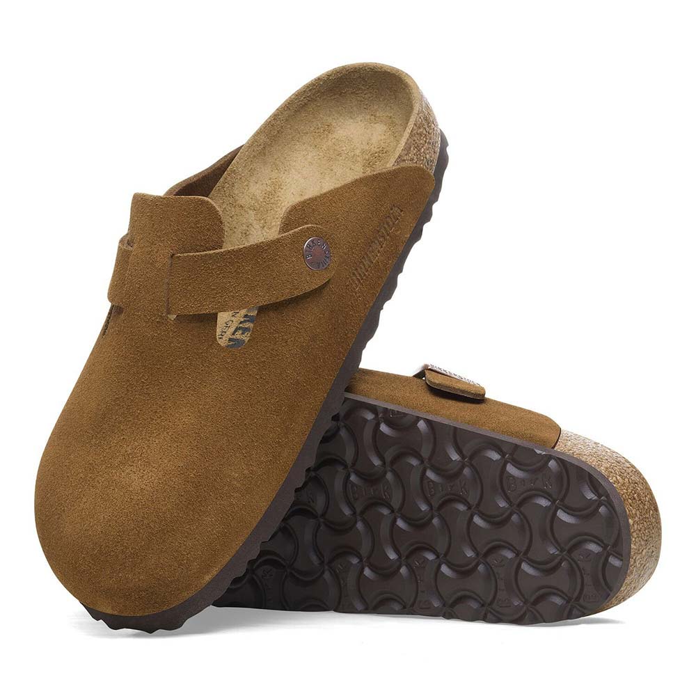 ビルケンシュトック ボストン スエードレザー BIRKENSTOCK Boston ミンク メンズ サンダル レギュラー幅 1027110
