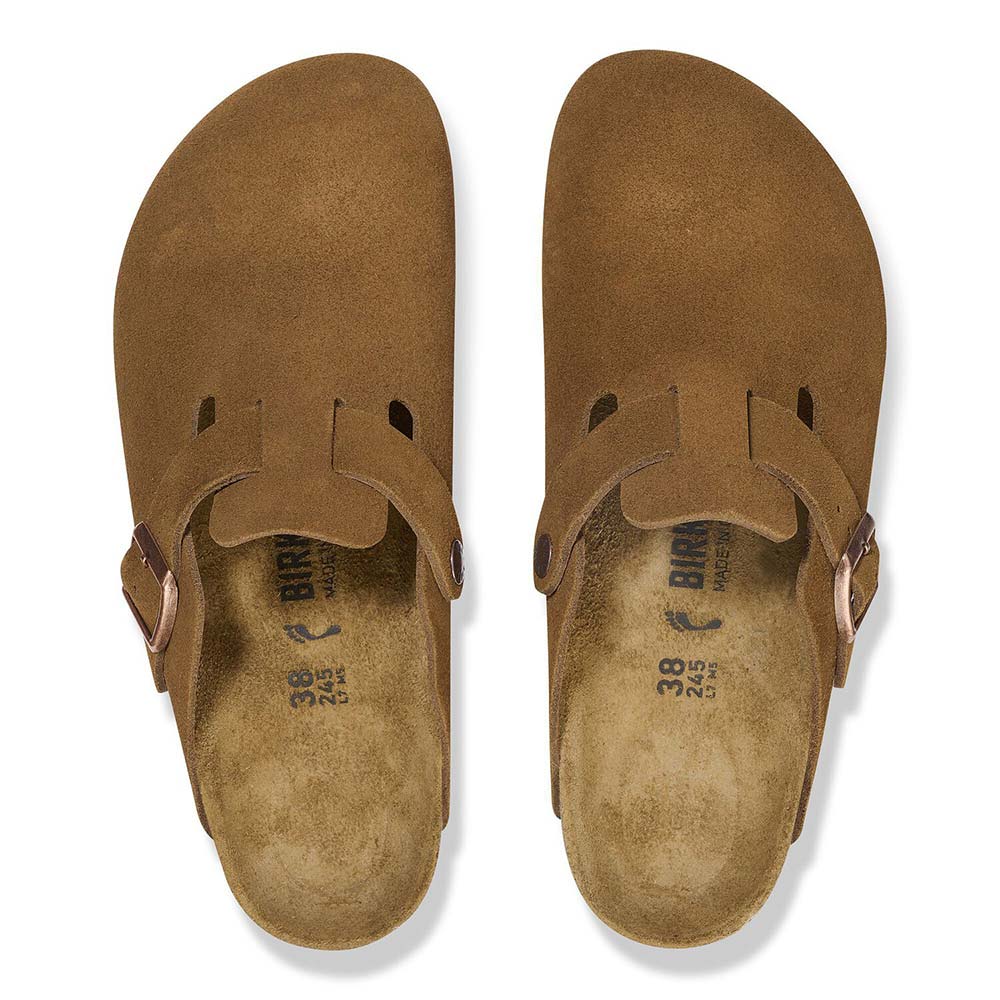 ビルケンシュトック ボストン スエードレザー BIRKENSTOCK Boston ミンク メンズ サンダル レギュラー幅 1027110
