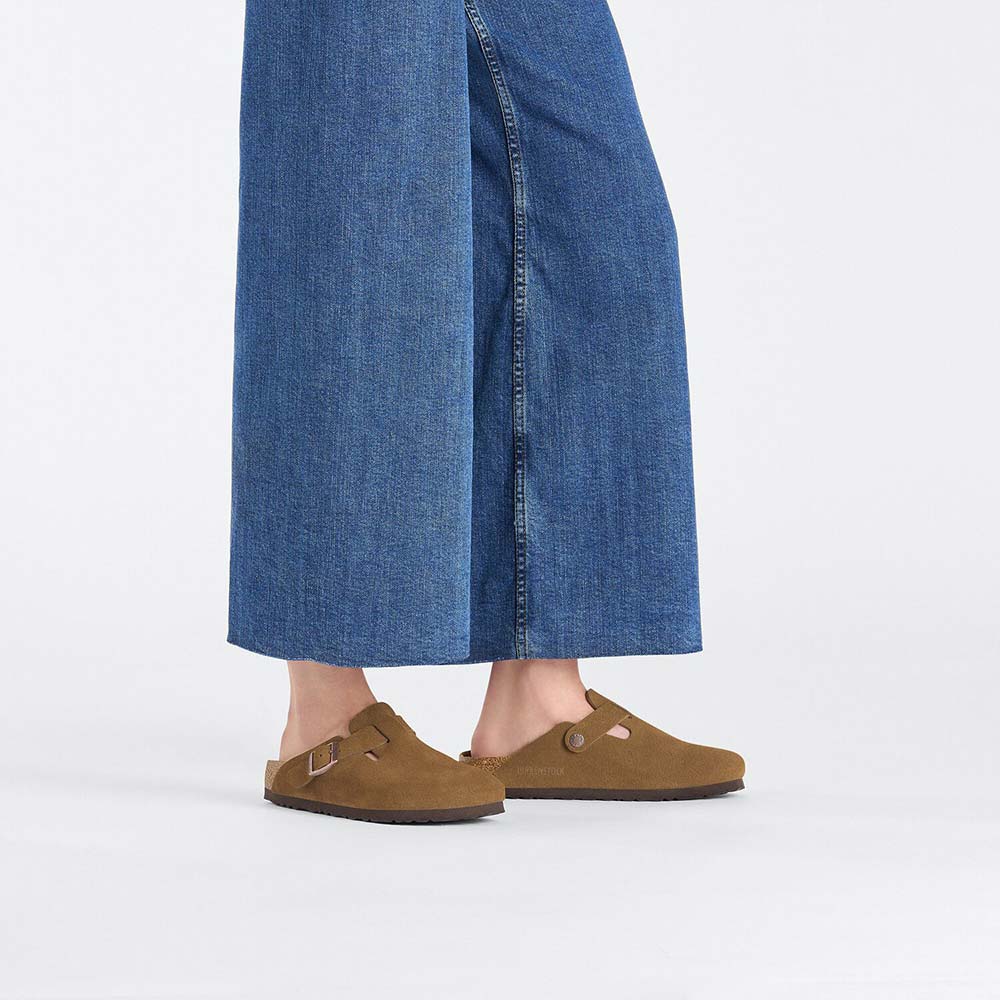 ビルケンシュトック ボストン スエードレザー BIRKENSTOCK Boston ミンク メンズ サンダル レギュラー幅 1027110