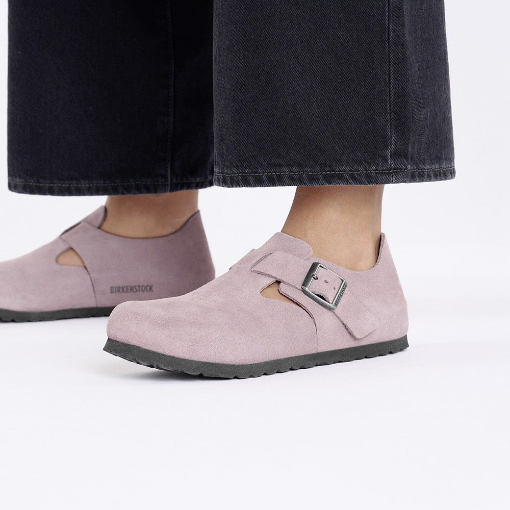 ビルケンシュトック ロンドン BIRKENSTOCK London フェイディッド パープル レディース シューズ ナロー幅 1028099