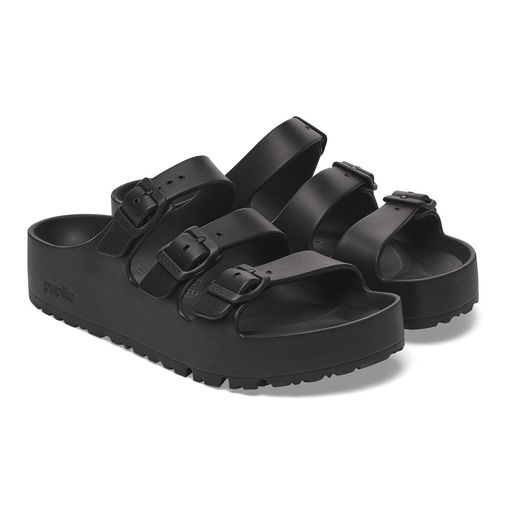 ビルケンシュトック フロリダ III EVAフレックスプラットフォーム BIRKENSTOCK Florida III EVA Flex Platform ブラック レディース サンダル ナロー幅 1029738