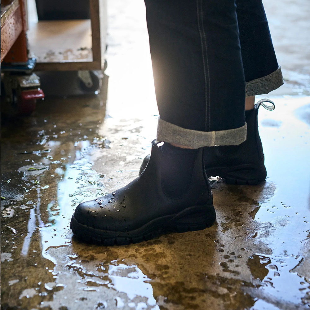 ブランドストーン ラグ ブーツ Blundstone LUG BOOT BS2240 Black メンズ レディース スムースレザー サイドゴアブーツ BS2240009