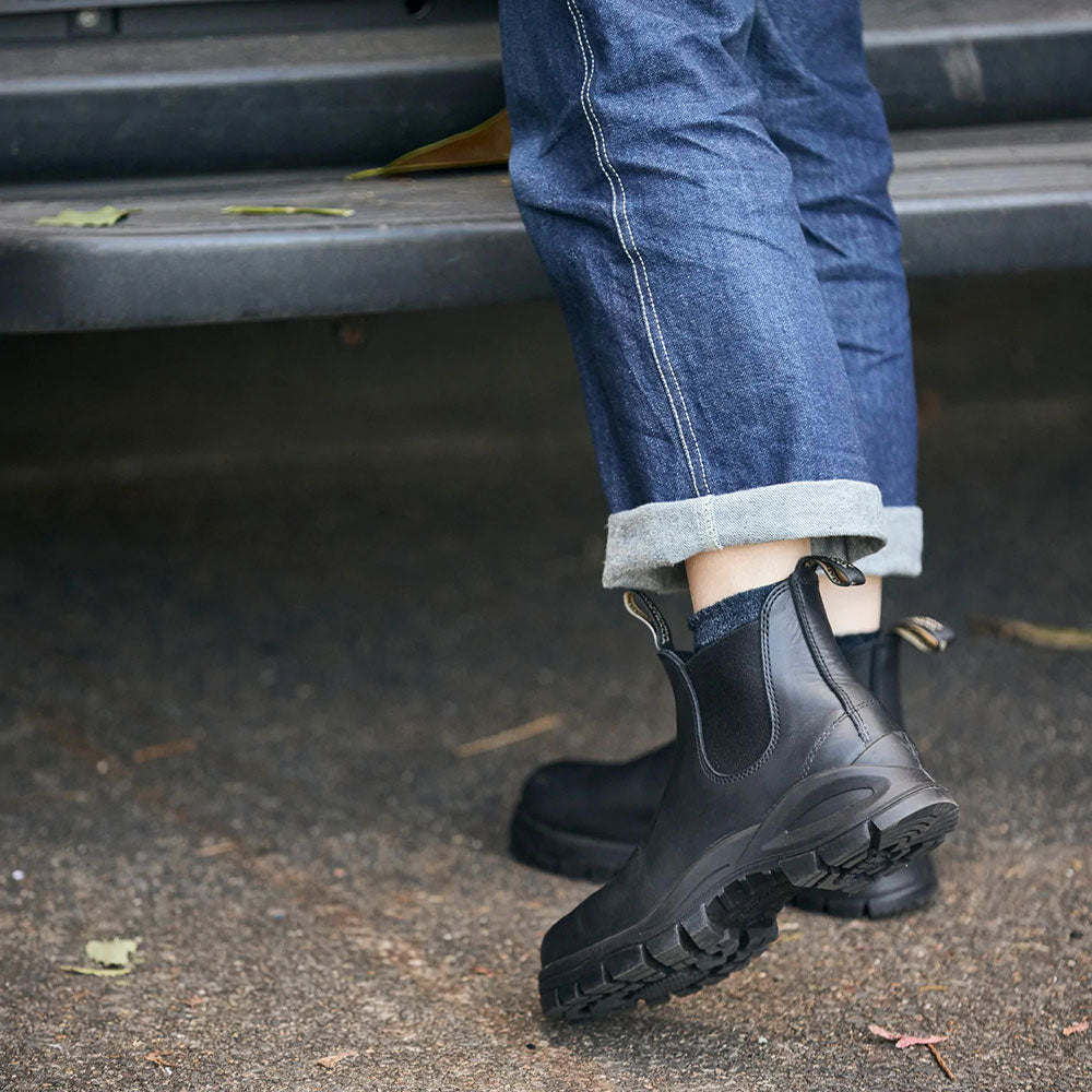 ブランドストーン ラグ ブーツ Blundstone LUG BOOT BS2240 Black メンズ レディース スムースレザー サイドゴアブーツ BS2240009