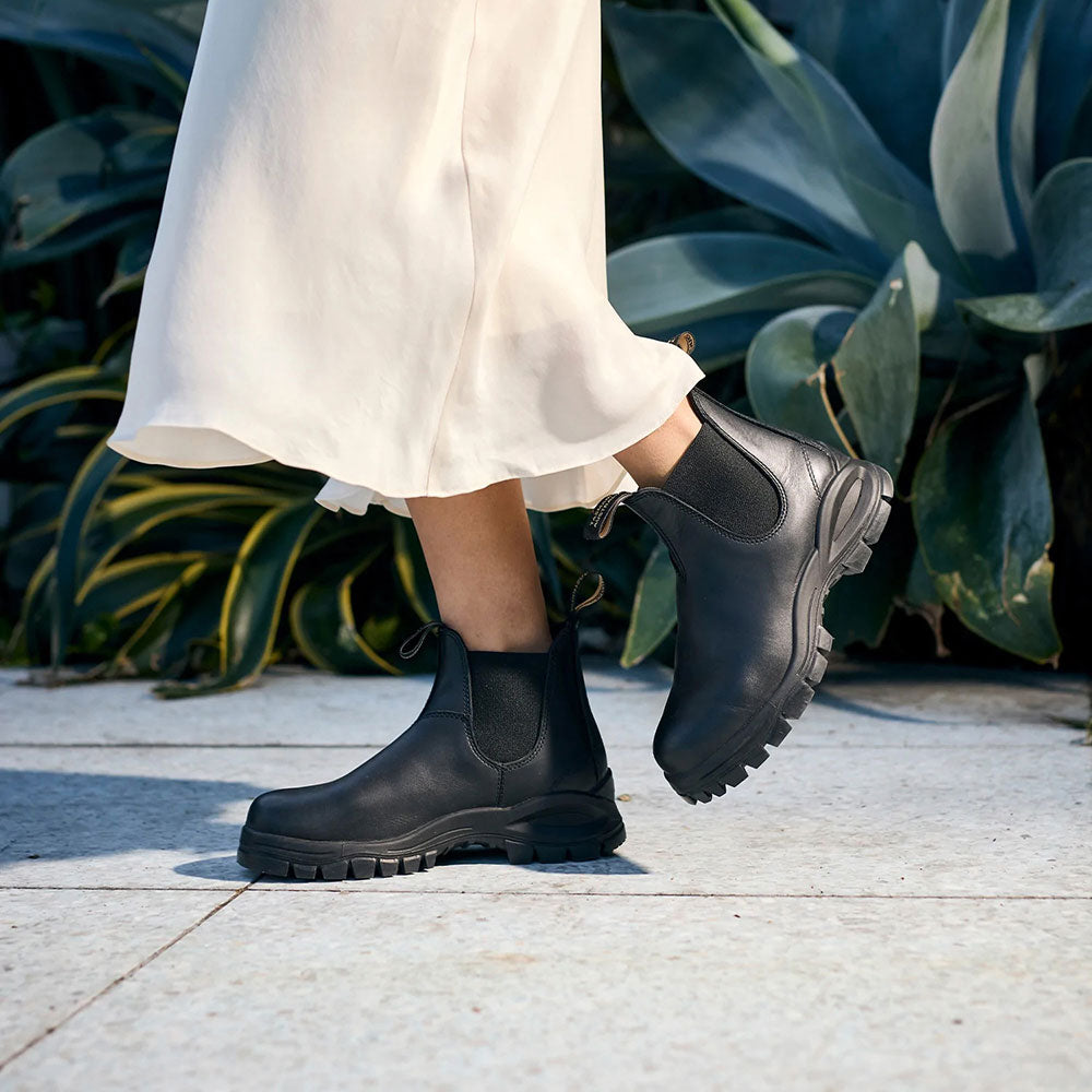 ブランドストーン ラグ ブーツ Blundstone LUG BOOT BS2240 Black メンズ レディース スムースレザー サイドゴアブーツ BS2240009