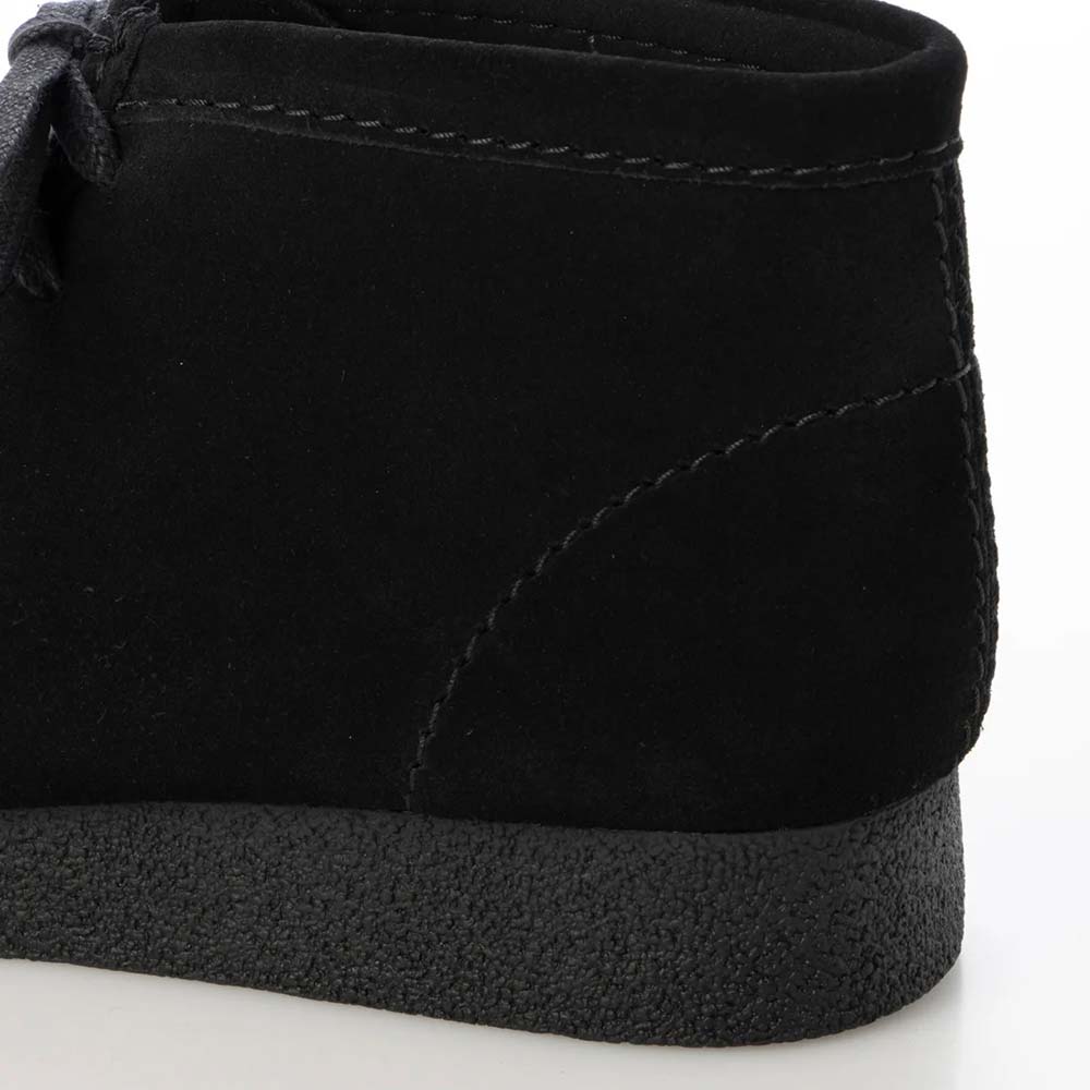 クラークス ワラビーエヴォブーツ Clarks WallabeeEVO Bt ブラックスエード メンズ シューズ 26172823